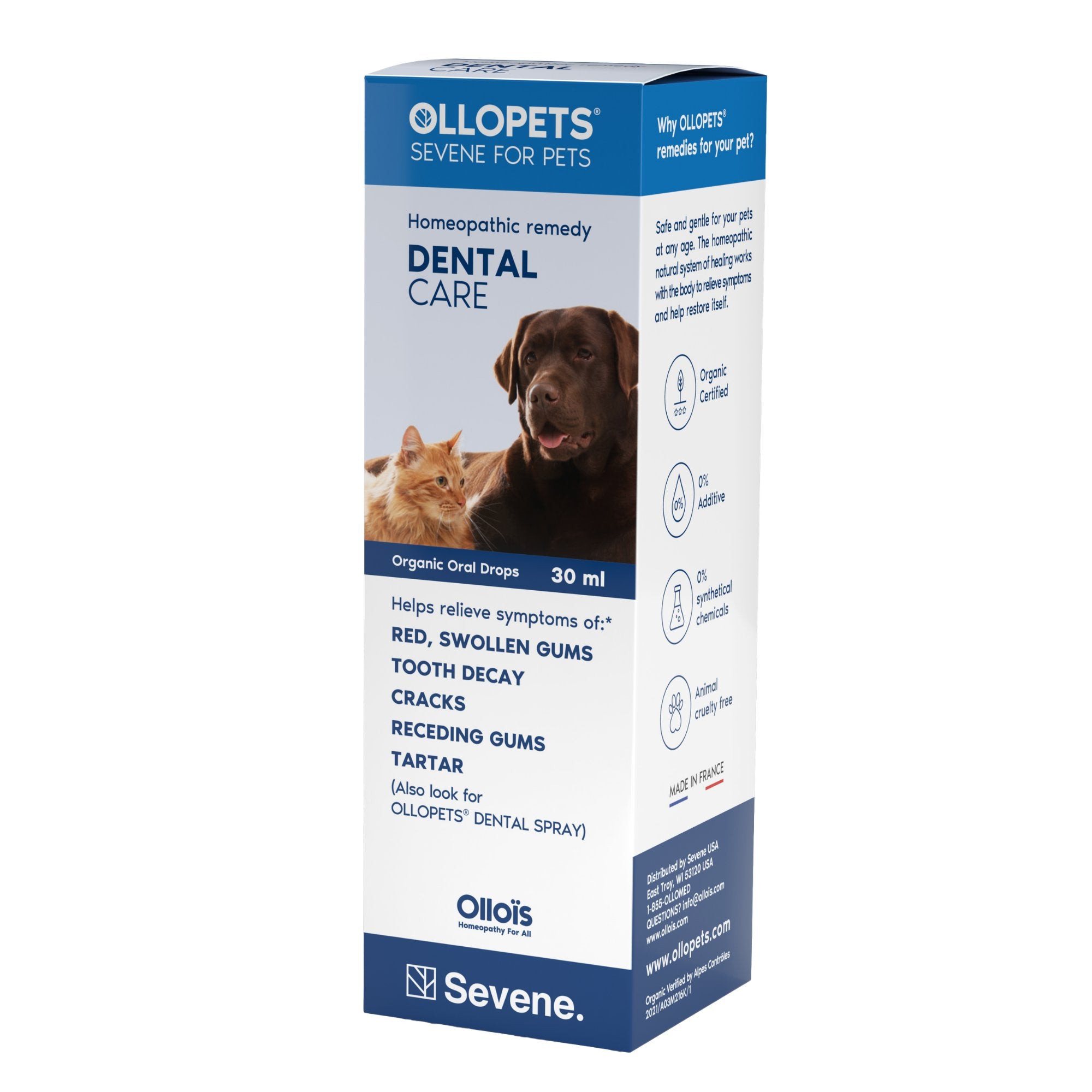Ollopets Dental Care for Dogs & Cats — 30 ml box