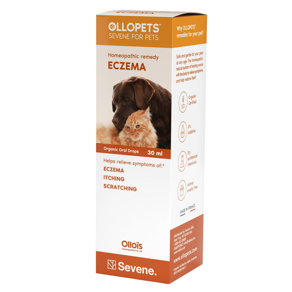 Ollopets Eczema Relief for Dogs & Cats — 30 ml box