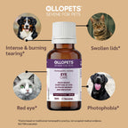 Ollopets Eye Care for Pets — symptoms this remedy supports